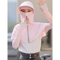 AliExpress NONE Fisherman Cap Face Mask Hat Wide Brim Neck Protection Hiking Driving Ice Silk Cycling Sun Hat Protection Face Cap Neck Flap Cap