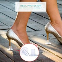 12 Pairs High Heel Protectors Perfect for Outdoor Weddings Events Anti-Slip Heel Repair Caps Cover Protecting from Bricks Cracks