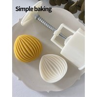 Almond Shape Pastry Mold for Green Bean Cake, Mooncakes Maamoul Mold for Sweet Treats Making Tool for Mid-Autumn Festival Gift