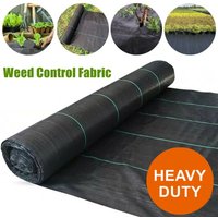 Heavy Duty Weed Control Fabric Garden Landscape Ground Cover Mat PP Woven Membrane UV Treated Barrier for Flower Bed Driveway