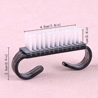 Black Nail Cleaning Brush 10Pcs/20Pcs Small Plastic Handle Brushes Powder Dust Soft Remover Nail Beauty multi-functional Tools