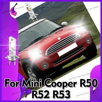 2x Auto LED Headlights H7 Wireless Lampada 30000LM For Mini Cooper R50 R52 R53 Vehicles 12V 6000K Auto Front Head Lamp Bulbs