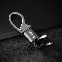 Anti-Lost Zinc Alloy Hand-woven Car Keychain Fit for Jeep Renegade Wrangler JK Grand Cherokee Compass Patriot Auto Accessories