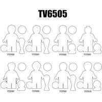 Popular Sports Figures Building Blocks for children TV6505 TV7033 TV7034 TV7035 TV7036 TV7037 TV7038 TV7039 TV7040 Gift Toys