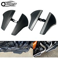 Motorcycle Passenger Defiance Floorboards Black Chrome CNC Male Mount Foot Pegs Fit For Harley Touring FLHX Dyna Sportster XL