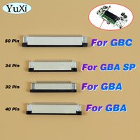 8/10Pcs Ribbon Flexible Cable Connect For Gameboy Advance GBA SP Jack Socket LCD Screen Connector For GBC Color 32/34/40/50 Pin