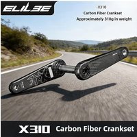 AliExpress NONE ELILEE XXE X310 Carbon Fiber Crankset Ultra Light Road MTB Bicycle Crank Arms with X-Novanta Carbon Spindle Spider Power Meter