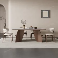 130cm 140cm 150cm 160cm 180cm Modern Furniture Italian Rectangular Solid Wood Slate Dining Table Desk Dining Room Chairs Tables