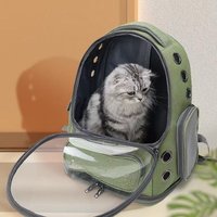 Transparent Pet Carrier Backpack Ventilated Space Capsule Pet Shoulder Bag Breathable Cat Carrying Bag Animal Carrier
