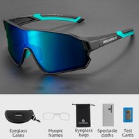 ROCKBROS Fahrradbrille UV400 Outdoor Sport Sonnenbrille Ultraleichte Unisex Fahrradbrille MTB Rennrad Polarisierte Brille