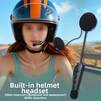 Motorcycle Helmet Earphone ABS Built-in Walkie-Talkie Wireless Headphones For Safe Riding Helmet Communication Intercom Headset