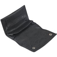 Pocket Leather Tobacco Pouch Smoking Wallet with Zipper Multifunctional Portable Tobacco Storage Bag for Lighter Rolling Papers