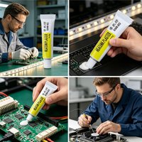 1PC Thermal Conductive Adhesive Glue High Heat Transfer Paste Strong Bond for Heatsink, LED, GPU, CPU & Electronic Components
