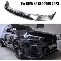 Car Front Bumper Splitter Spoiler Lip Guard Protector Body Kit 4 Pcs Car Exterior Accessories For 2019-2022 BMW X5 G05 M Sport