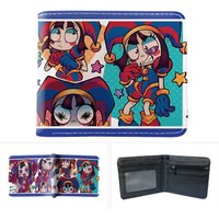 The Amazing Digital Circus Anime Cartoon Pomni Jax Printed Wallets Coin Purses Multi-purpose Folded Wallet Birthday Gifts