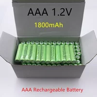 100% New AAA 1800mAh Ni-MH 1.2V Rechargeable Battery AAA Battery 3A Ni-MH Battery For Camera Toy