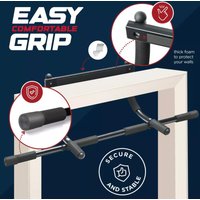 1pc Horizontal Bar Pull-up Indoor Device Fitness Equipment Sports Training Punch-Free Parallel Bars Door Frame Pull-Up Bar