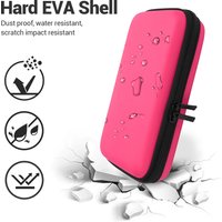 Game Console Hard EVA Shell Closure Console Travel Carrying Case Pouch Large Storage Lightweight 8 Slot for New 2DS XL