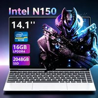 ACEKAMAS 14.1" Intel N150 Gaming laptop 16GB RAM 1TB 2TB SSD Portable laptops Windows 11 Pro Office Gaming Notebook computer PC