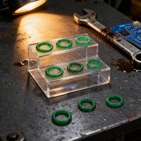 CS2/2.2/2.4/2.5/2.8/3/3.1mm OD5-30 Green FKM Fluorine Rubber O-rings Seals ORing Seal Gasket Washer sealing ring wear resistance