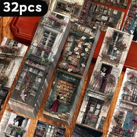 32pcs, Bookstore Series Bookmarks, Christmas, Teacher Gift, Back-To-School Holiday Gifts, Creative Artistic Designs