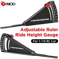 9IMOD Ride Height Gauge RC Car Height & Wheel Rim Camber 3-42MM Adjustable Ruler