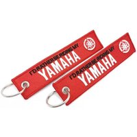 Embroidery Keychain Key Chain Key Ring Pendant For Yamaha Motorcycle Tmax MT07 FZ07 MT09 FZ09 FJ09 MT03 MT25 MT10 FZ10 XMAX