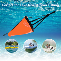 19โ/24โ/42โ/53 Inch Drift Sock Sea Anchor Drogue with 30ft Kayak Tow Rope Line Buoy Ball for Fishing Boat Trolling Sock