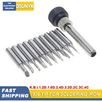 10pcs 900M Soldering Iron Tips Set Welding Nozzle Internal Heated Solder Heads Welding Tip Tool Lead-Free Solder Irons Bit