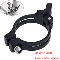 AliExpress NONE MEIJUN Bicycle Front Derailleur Clamp Adapter 34.9mm 31.8mm Durable Aluminum Alloy Folding Road Bike Derailleur Braze-on Convert