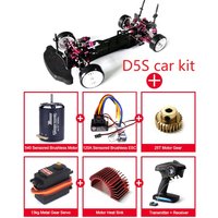 3RACING Sakura D5S PRO 1/10 Alloy & Carbon Drift Racing Car WITH Electronic Parts motor ESC GYRO transmitter