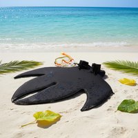 Monofin Waterproof Mermaid Fin Single-Piece Swim Fin Comfortable Foot Pockets Swimming Flipper for Snorkeling