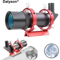 Datyson 9x50 Right Angle Correct Image Finder Scope with Reticle & Guide Rings, Telescope Accessory for Stargazing