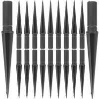 20Pcs Solar Light Stakes Replacement Plastic Ground Spikes for Garden Outdoor Yard Lawn Lamp Fixing Accessories