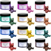 6Pcs 50ml Cement Powder Pigments, Gypsum Plaster Coloring Dyes, Iron Oxide Pigment Powder, DIY Handmade Concrete Cement Plaster Molds, Suitable for Bricks, Tiles, Clay, Lime, Mortar, Cement Mixtures