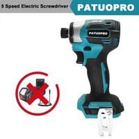5-Speed Brushless Electric Screwdriver 1/4" Cordless Impact Screwdriver Electric Drill Driver For Makita 18V Battery(No Battery)