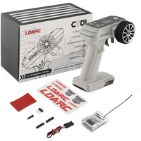 LDARC CT01 2.4G 8CH Two-Way RC Car Radio Control System Transmitter LCD Remote Controller / CR1800 Receiver / CR1400M Receiver