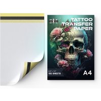 DM 100/50/30/20/10Pcs Tattoo Transfer Paper A4 Size 4 Layered Tattoo Stencil Paper Thermal Copy Paper for Transfer Machine