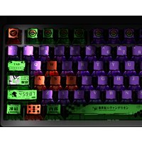 SPYSELF EVA Unit-01 Pearlescent Metallic Paint Matte 5 Sides Sublimation Keycaps