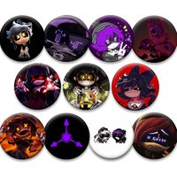 Game Murder Drones Anime Badge Round Creative Handmade Brooches 32/44/58mm Cartoon Pins for Backpack Accessorie Exquisite Gifts