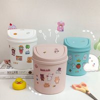 Simplicity Office Household Storage Basket Cleaning Tools Desktop Dustbin Dustbin Basket Waste Bin Trash Can Garbage Bin