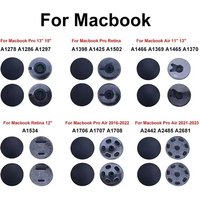 4pcs/set A1278 A1286 A1297 A1465 A1466 A1398 A1425 A1502 A1534 A1706 A2442 A2681 Bottom Case Rubber Feet For Macbook Pro Air