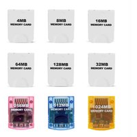4/16/32/128MB Game Data Storage Card for NGC GameCube Console Memory Card for Wii Game Card Memory Stick