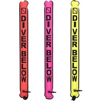 Surface Marker Buoy Scuba Diving with Rotatable Hook Sausage Signal Tube SMB Inflatable Nozzle Floating Accessory