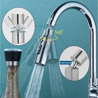 Kitchen Faucet Aerator Faucet 3 Modes Bathroom Anti-splash Sprayer Kitchen Taps Anti-Splash Tap Booster Shower Filter Tools