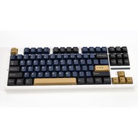 KBDiy Cherry Profile GMK Blue Samurai Keycaps Double Shot PBT Keycap for Mechanical Keyboard Game ISO DIY Custom 75% 60/64/108