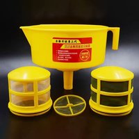 Nowy dwuwarstwowy filtr Separator oleju i wody Lejek filtra paliwa Lejek filtra oleju napędowego Benzyna Hydrauliczny lejek filtra oleju Artefakt