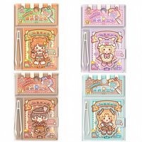 1/4 Mini Dress-Up Sticker Books, Pocket-Sized for Easy Carrying, Mini Compact Sticker Books, Quiet Stickers for Children on the Go, Cute No-Cut Stickers for Journals, Creative Scene Dress-Up Sticker