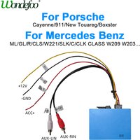 Décodeur de Fiber optique Radio stéréo de voiture, la plupart des boîtes pour Mercedes Benz série ML/R/GL/CLS pour Porsche Cayenne 911