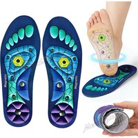 Acupoint Massage Insole Arch Support Pad Soft Orthopedic Insole Breathable Anti-fatigue Plantar Muscle Relax Massage Accessories